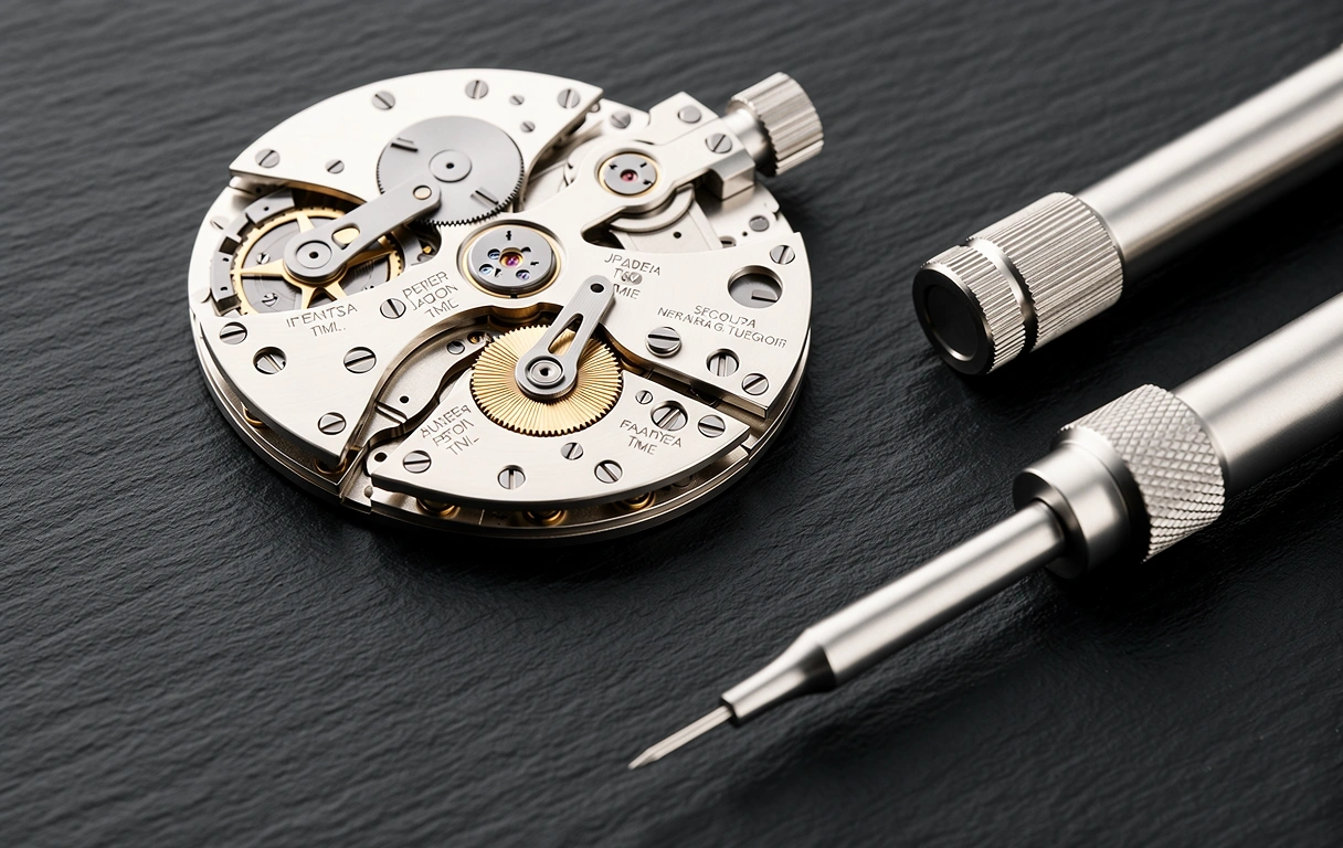 Precision instruments representing metric accuracy